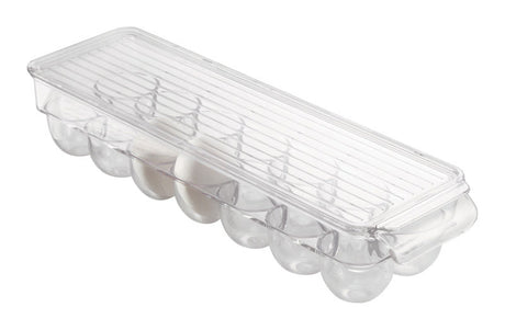 iDesign Linus 3 in. H X 4.25 in. W X 14.5 in. D Plastic Egg Holder