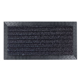 GrassWorx Clean Machine 18 in. W X 34 in. L Black Polyethylene/Rubber Door Mat