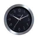 WALL CLOCK RND METAL 9"