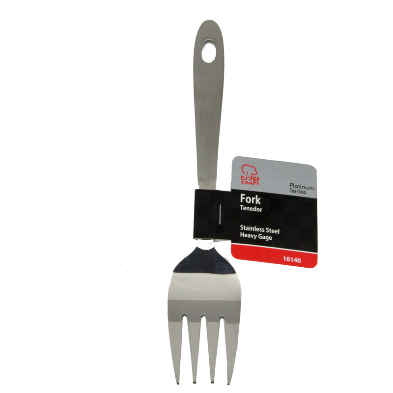 Chef Craft Silver Stainless Steel 9-1/2 in. Fork