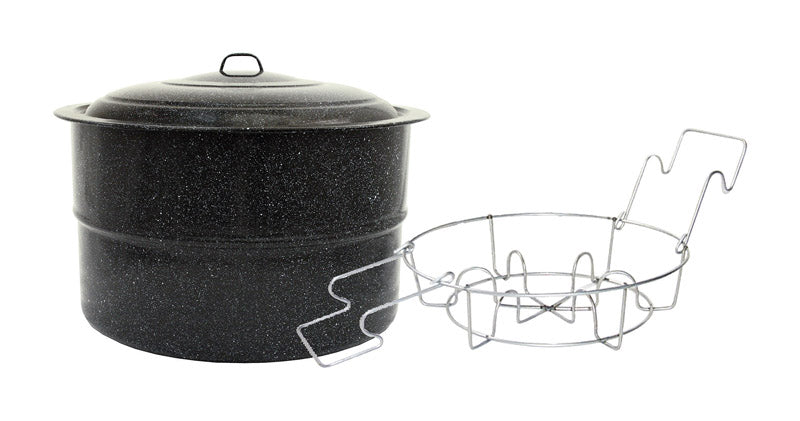 CANNER/JAR RACK BLK 33QT