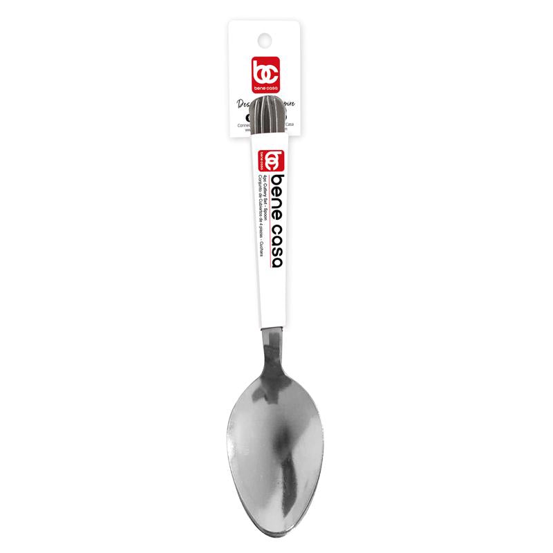 Bene Casa Silver Stainless Steel Spoons Set