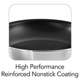 Tramontina Aluminum Fry Pan 10 in. Silver