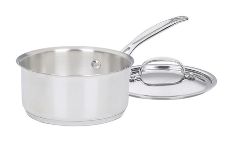 SAUCEPAN W/LID SS1-1/2QT