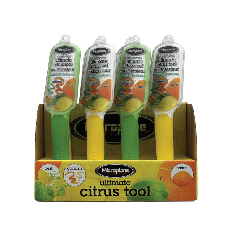 Microplane Assorted Colors Stainless Steel Citrus Tool