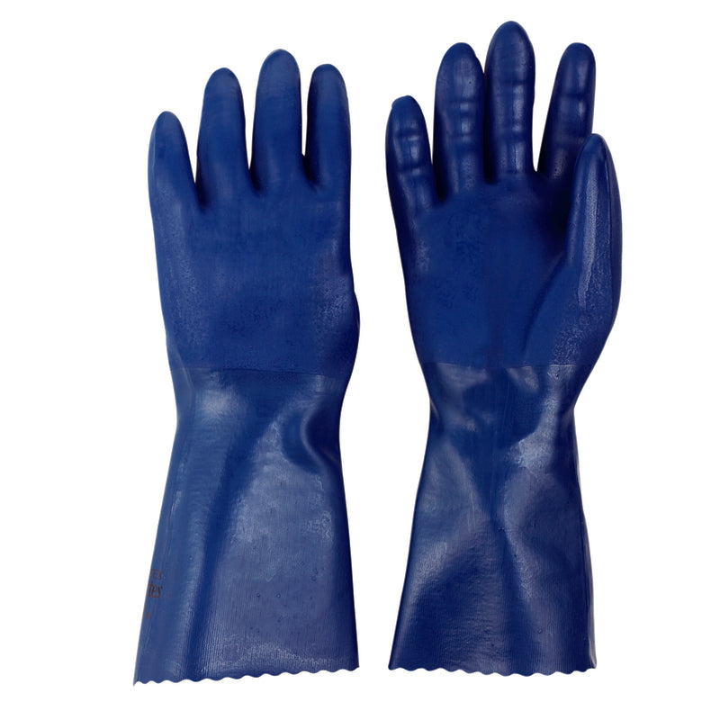 Spontex Bluettes Neoprene Cleaning Gloves L Blue 1 pk