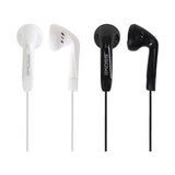 EARBUD ON-EAR WHT/BLK2PK