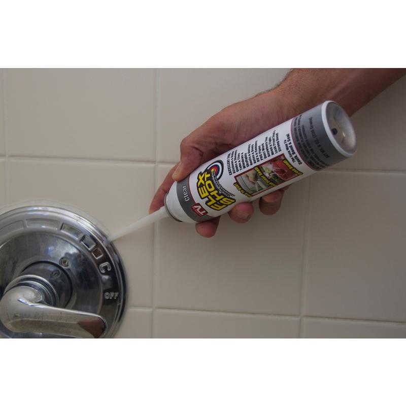 Flex Seal Family of Products Flex Shot Clear Rubber All Purpose Waterproof Sealant 8 oz