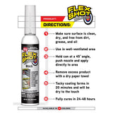 Flex Seal Family of Products Flex Shot Clear Rubber All Purpose Waterproof Sealant 8 oz