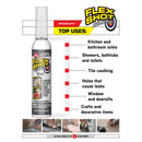 Flex Seal Family of Products Flex Shot Black Rubber All Purpose Waterproof Sealant 8 oz