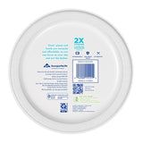 Dixie Multicolored Paper Flowers Bloom Dinner Plate 8-1/2 in. D 48 pk