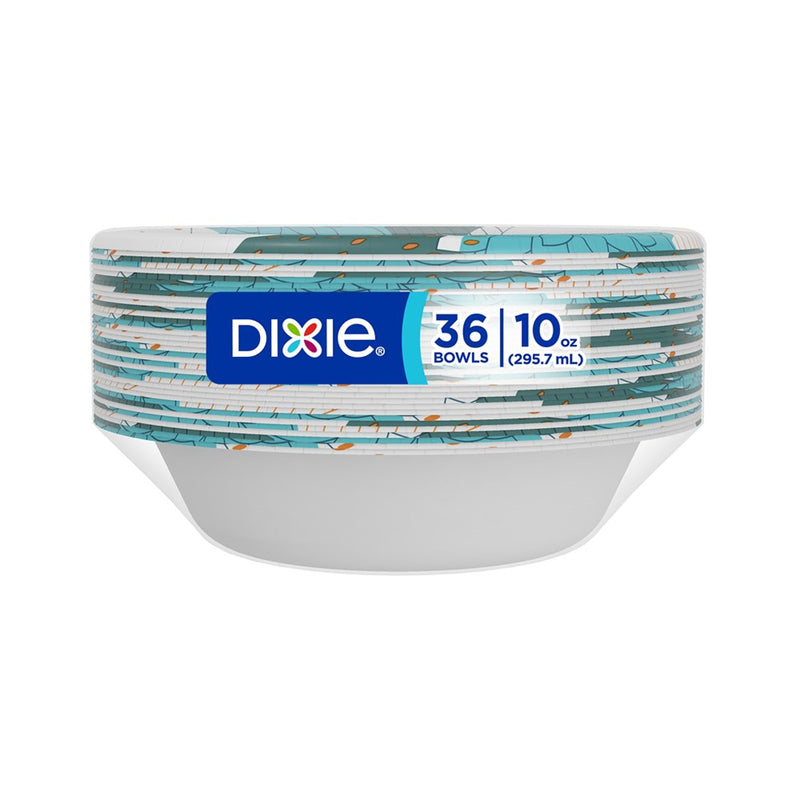 Dixie 10 oz Multicolored Paper FLOWERS BLOOM Bowl 9-1/4 in. D 36 pk