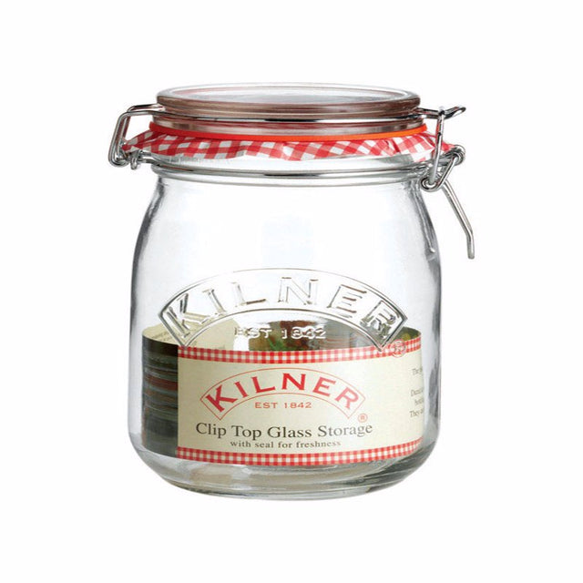 ROUND CLIP TOP JAR 34 OZ