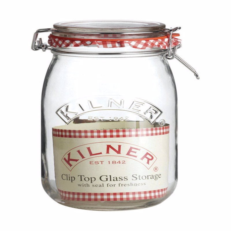 ROUND CLIP TOP JAR 51 OZ