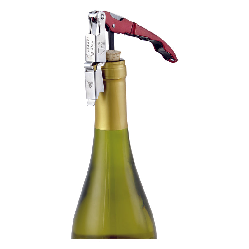 Rabbit Red Teflon Wine Opener
