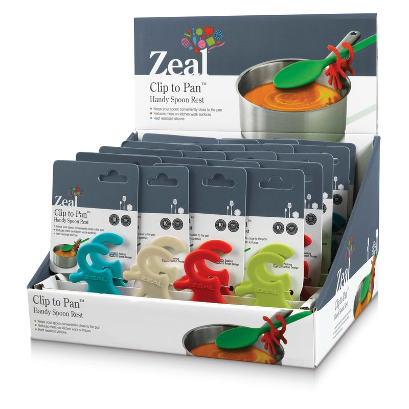 Zeal Silicone Clip to Pan Spoon Rest