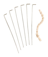 No Sew 5-1/4 in. W X 7-1/4 in. L Turkey Lacer Kit Silver/White