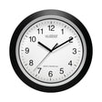WALL CLOCK BLK  12"