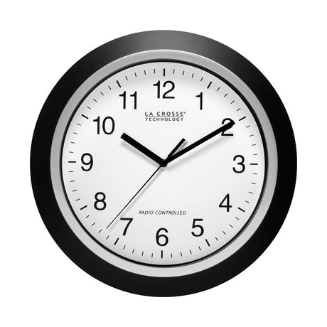 WALL CLOCK BLK  12"