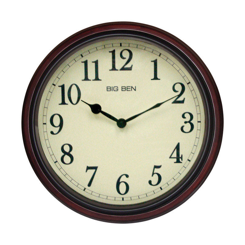 WALL CLOCK GLS/WD 15.5"