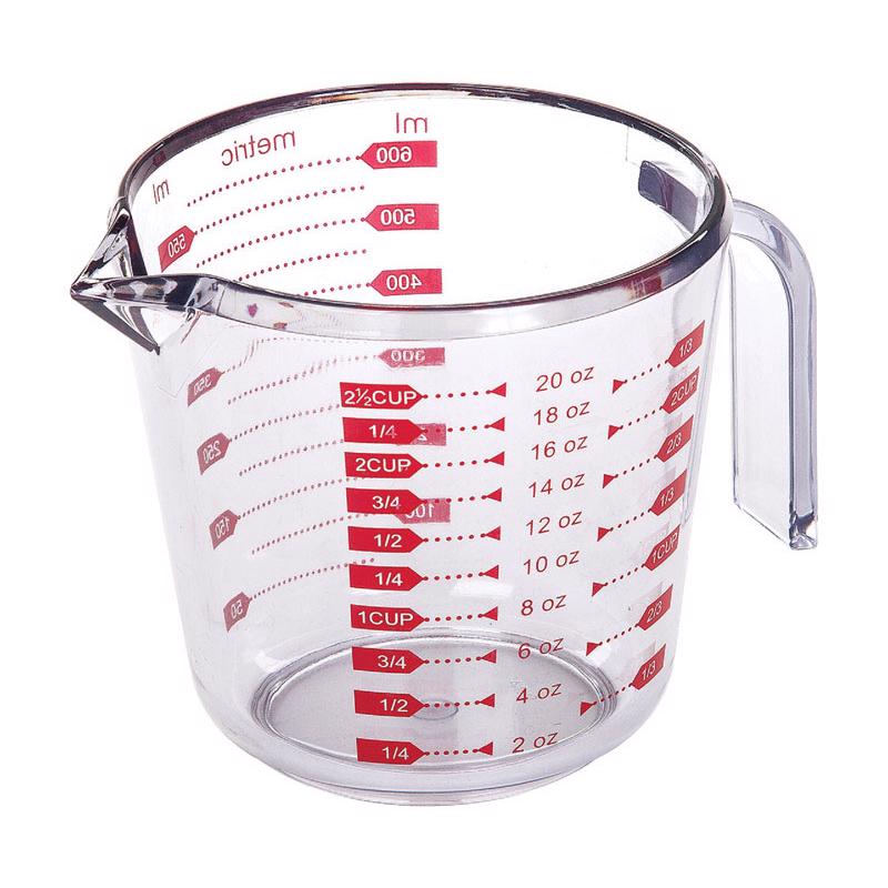 MEASURE CUP 20OZ PLASTIC