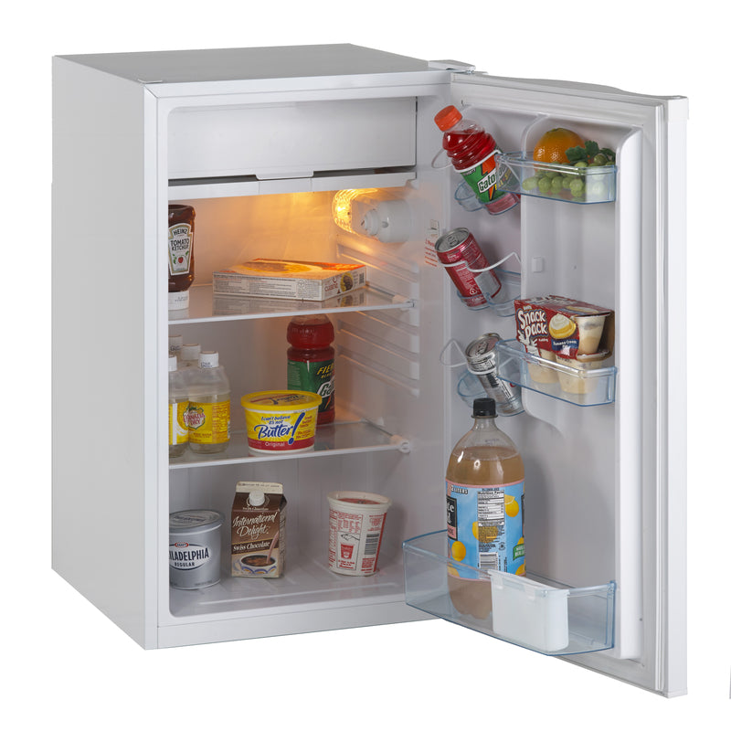 Avanti 4.4 cu ft White Steel Mini Refrigerator 110 W