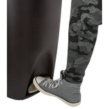 Umbra Brim 13 gal Black Plastic Step On Wastebasket