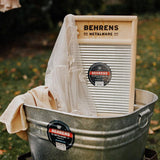 Behrens 12.5 in. W X 24.5 in. L Galvanized Steel Scrub Surface Washboard