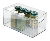 iDesign Clear Storage Bin 6 in. H X 5 in. W X 10 in. D Stackable