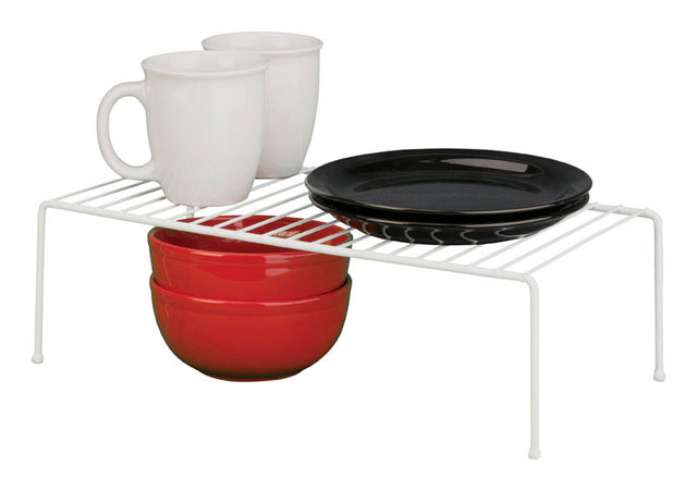 SHELF ORGNZR STEEL WHT