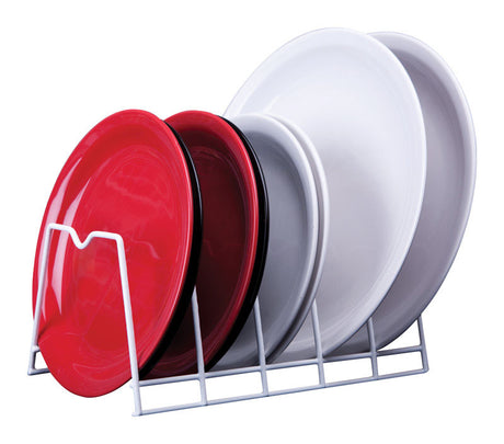 DISH RACK STL WHT7.5X11"