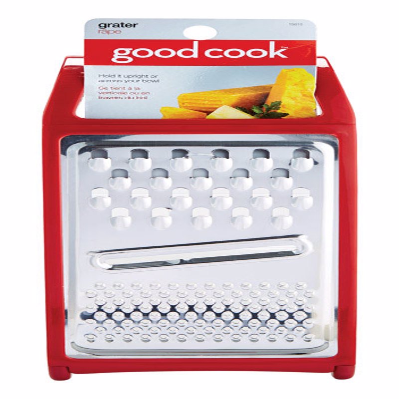 Good Cook Red Stainless Steel Cheese Grater