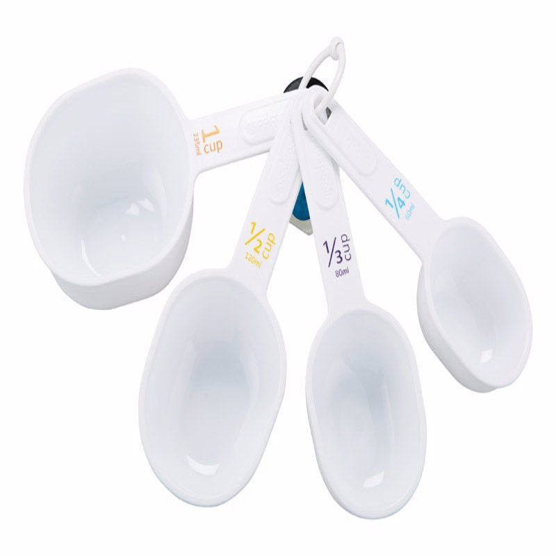 MEASURING CUPS WHITE 4PC
