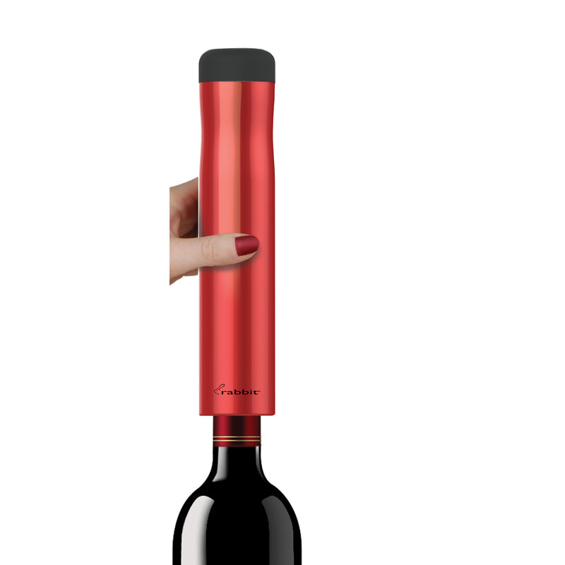 Rabbit Red Plastic Wine Opener