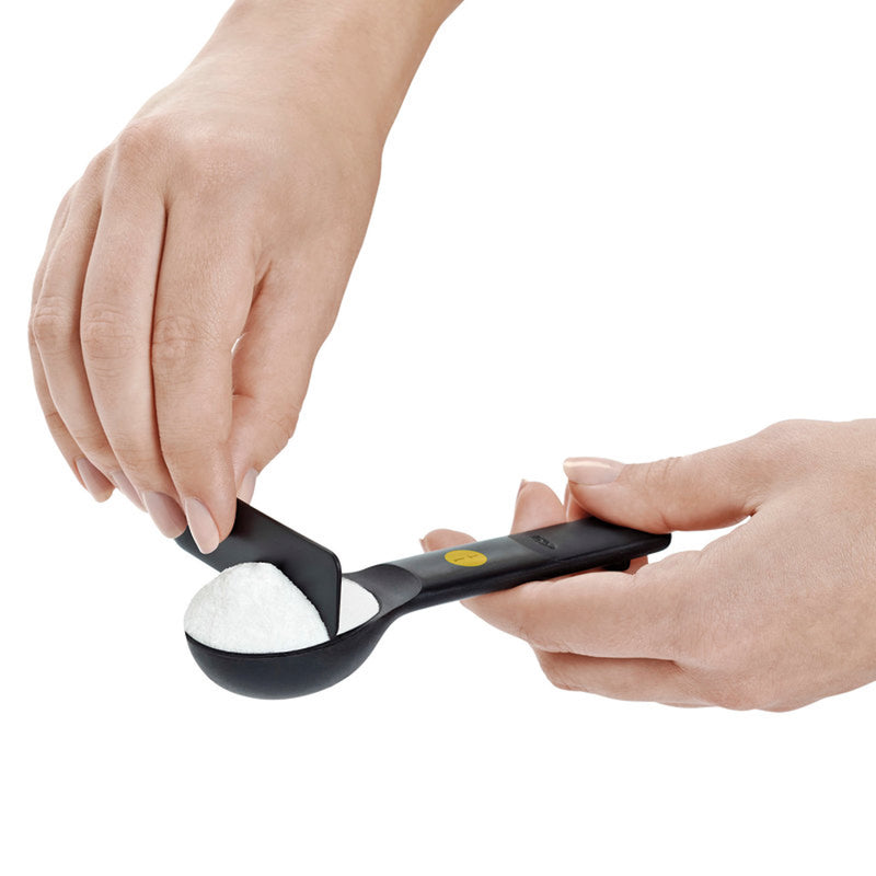 OXO Good Grips Plastic Black Measuring Spoon