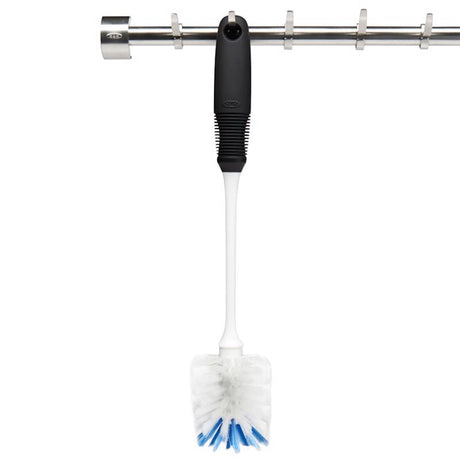 OXO Good Grips 2 in. W Soft/Medium Bristle Plastic/Rubber Handle Bottle Brush