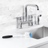 OXO Good Grips 2 in. W Soft/Medium Bristle Plastic/Rubber Handle Bottle Brush