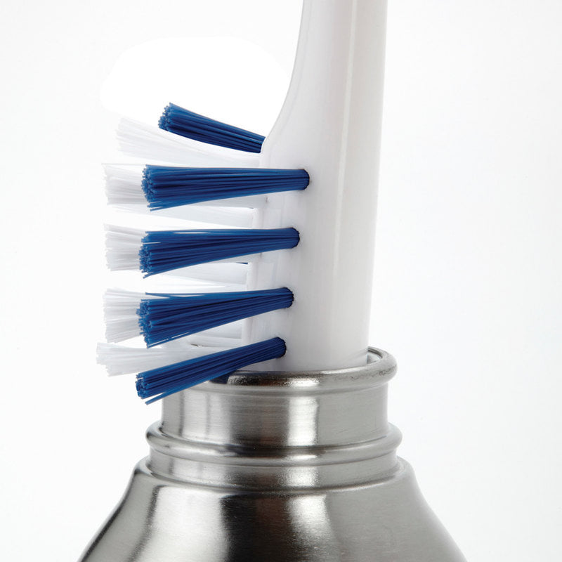 OXO Good Grips Medium Bristle 14 in. Plastic/Rubber Handle Bottle and Straw Brush Set