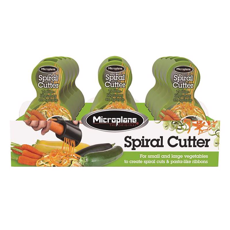 Microplane Green Plastic Spiral Vegetable Cutter