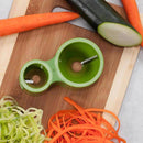 Microplane Green Plastic Spiral Vegetable Cutter