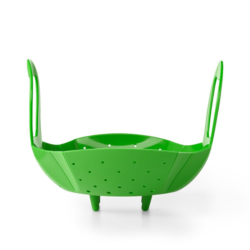 OXO Good Grips Green Silicone Steamer Basket
