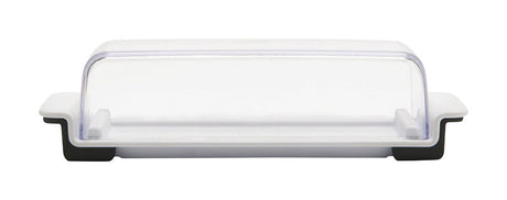 BUTTER DISH PLASTIC CLR