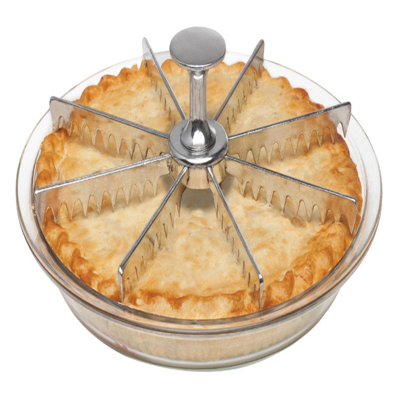 Harold Import Silver Stainless Steel Pie Cutter