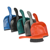 DUST PAN 8.5" W/BRUSH