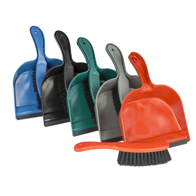 DUST PAN 8.5" W/BRUSH