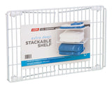 STACKING SHELF WHT 12"H