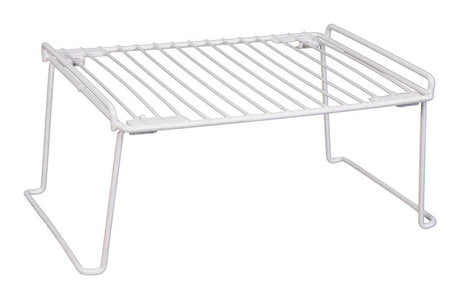 Grayline Life Organized 6 in. H X 9 in. W X 13-1/2 in. L PE Coated White Stackable Shelf