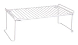 Grayline Life Organized 6 in. H X 9 in. W X 17-1/3 in. L PE Coated White Stackable Shelf