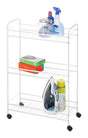 HOUSEHOLD CART 3TIER WHT