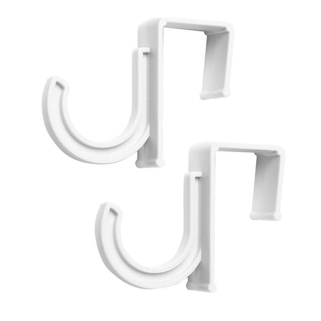 Whitmor 3 in. L White Plastic Ironing Board Hooks 10 lb. cap. 2 pk